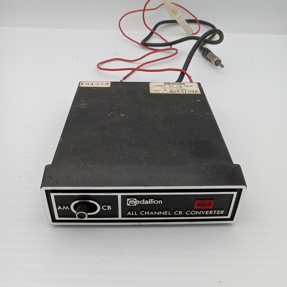 Medallion 63-259B CB/AM Radio JAPAN